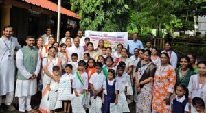Samraat Club Navelim Honours Retired Major Ganpat Sawant on 80th Independence Day