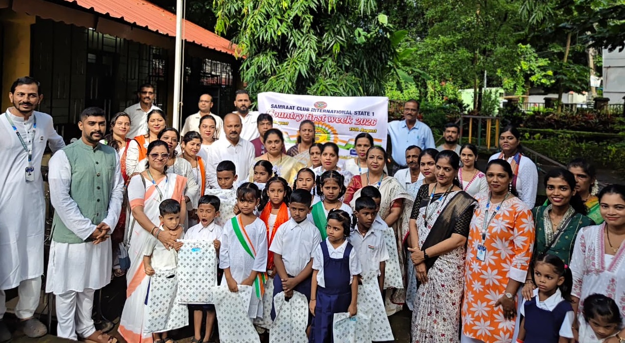 Samraat Club Navelim Honours Retired Major Ganpat Sawant on 80th Independence Day